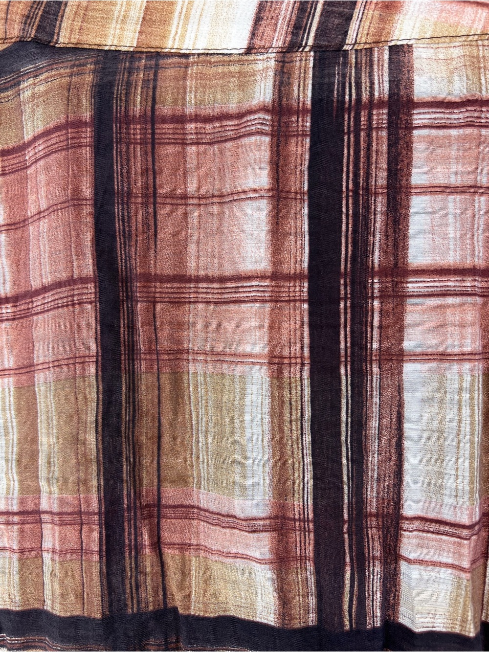 Zara Plaid Maxi Skirt. NWT Size Small - Picture 8 of 15